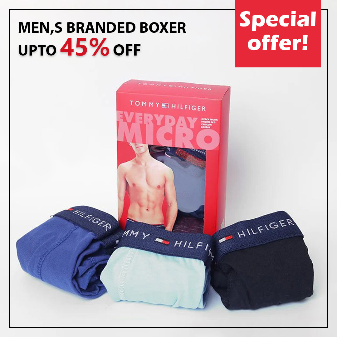 To-my Hi-figer Mens Boxer Pack of 3