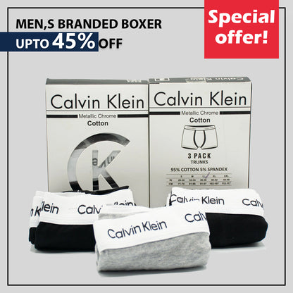 C-K Premium Quality Pack of 3 Boxer