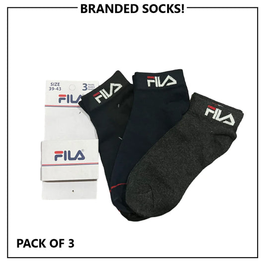 F-L-A Branded Ankle Socks Pack of 3