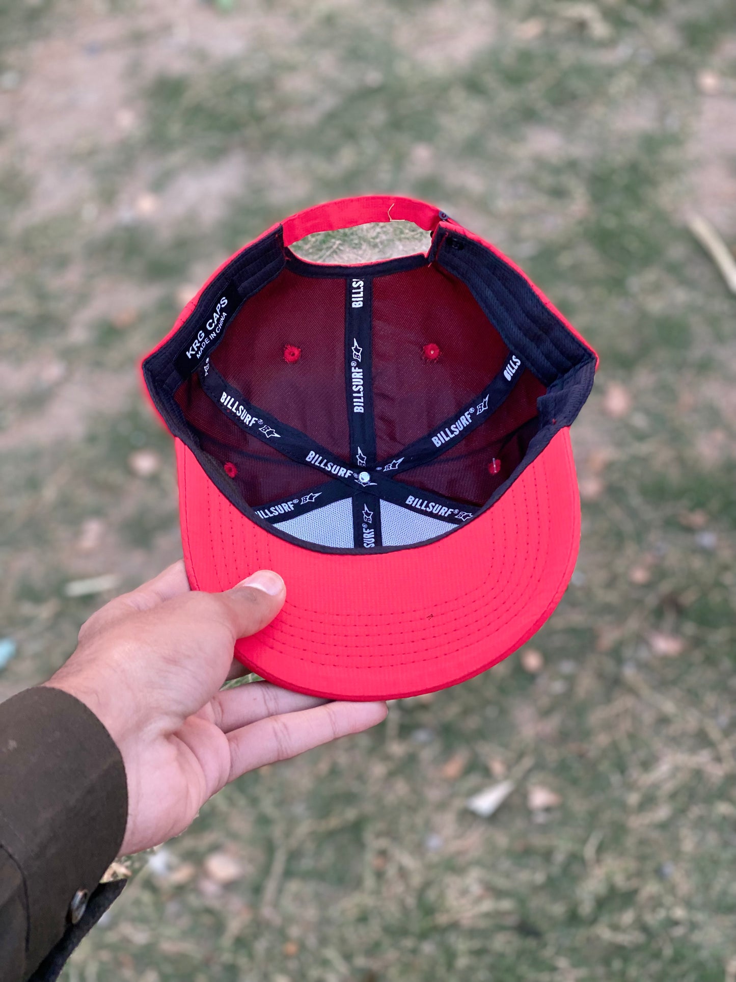 Black-Out Red Imported 100% Original cap