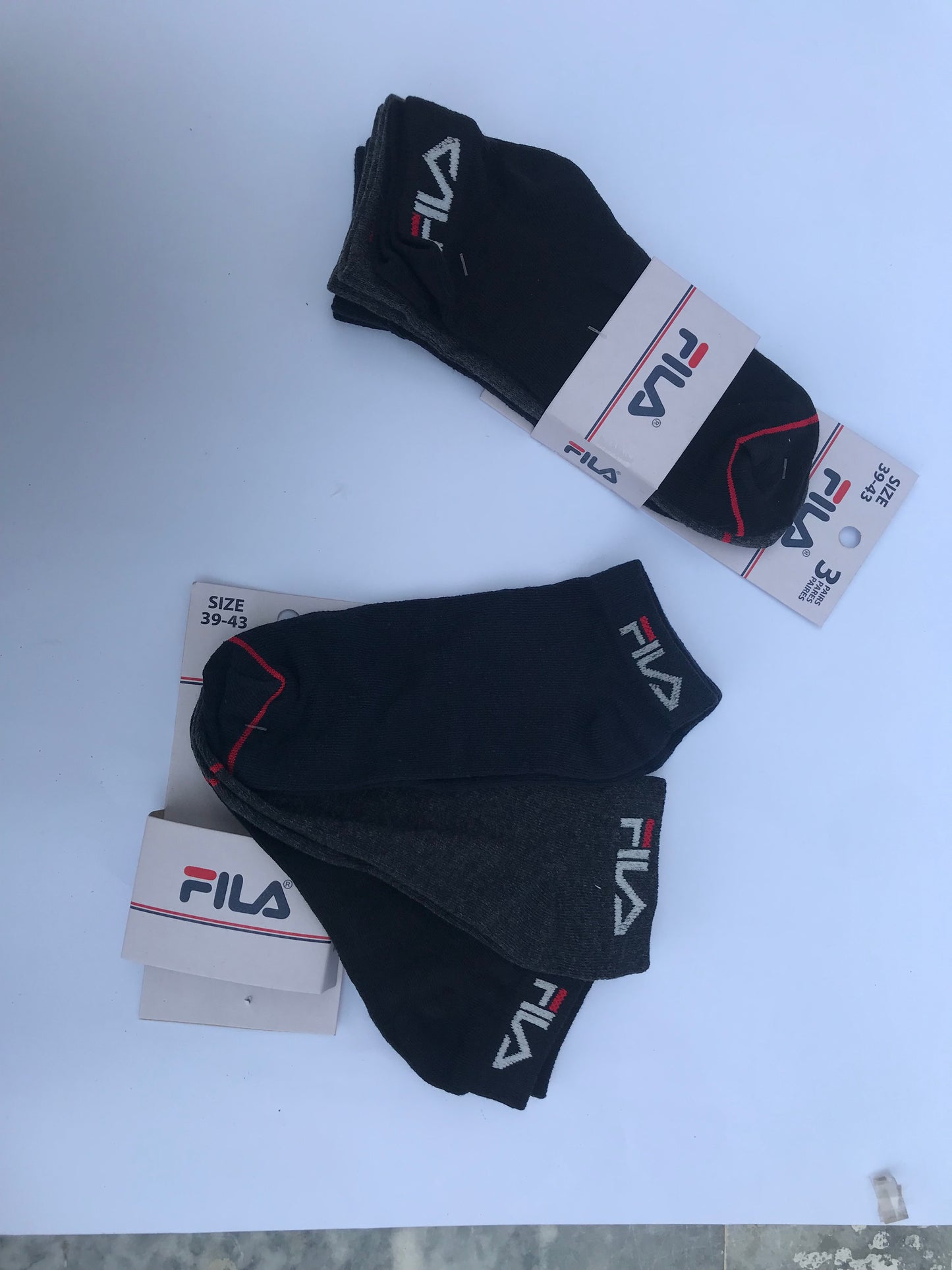 F-L-A Branded Ankle Socks Pack of 3