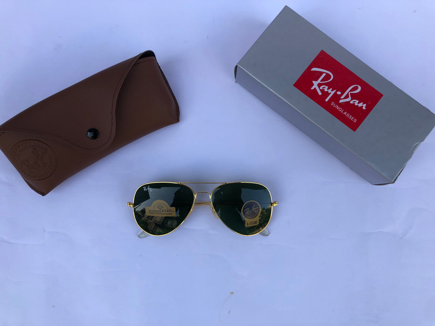 Deal of 2 Ray Ban Sunglasses With Complete Accesories