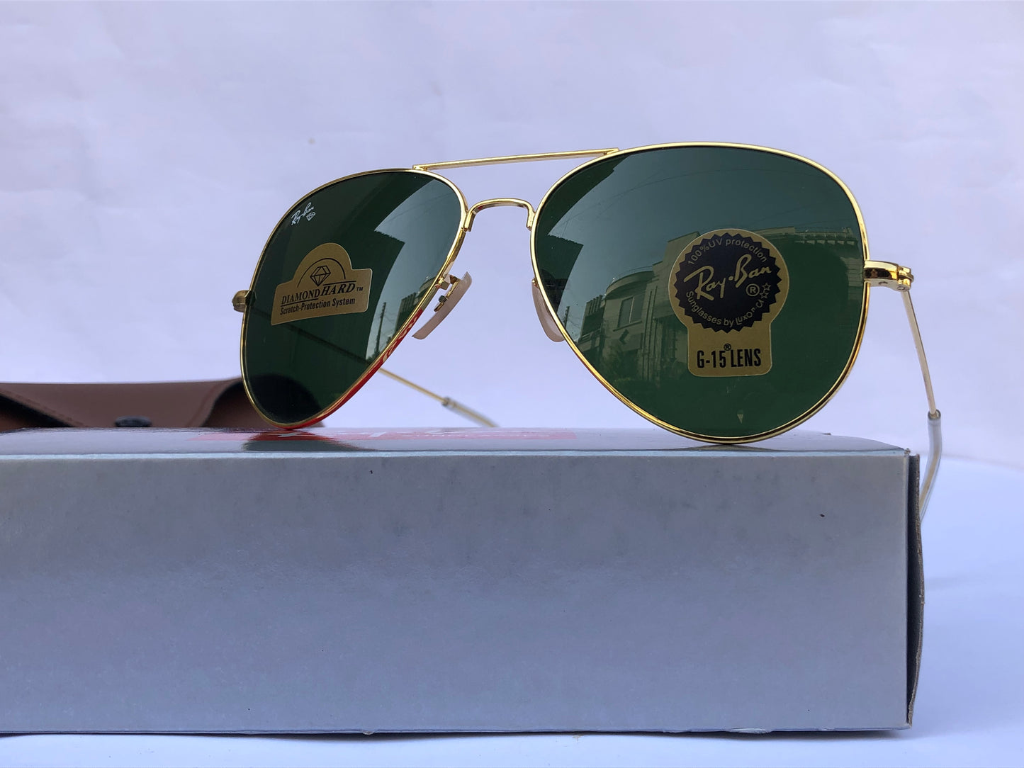 Deal of 2 Ray Ban Sunglasses With Complete Accesories