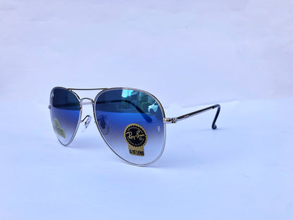 Ray Ban Multi Coated Glasses with G-15 Scratchless Lens and ALuminium Metal Frame M-120