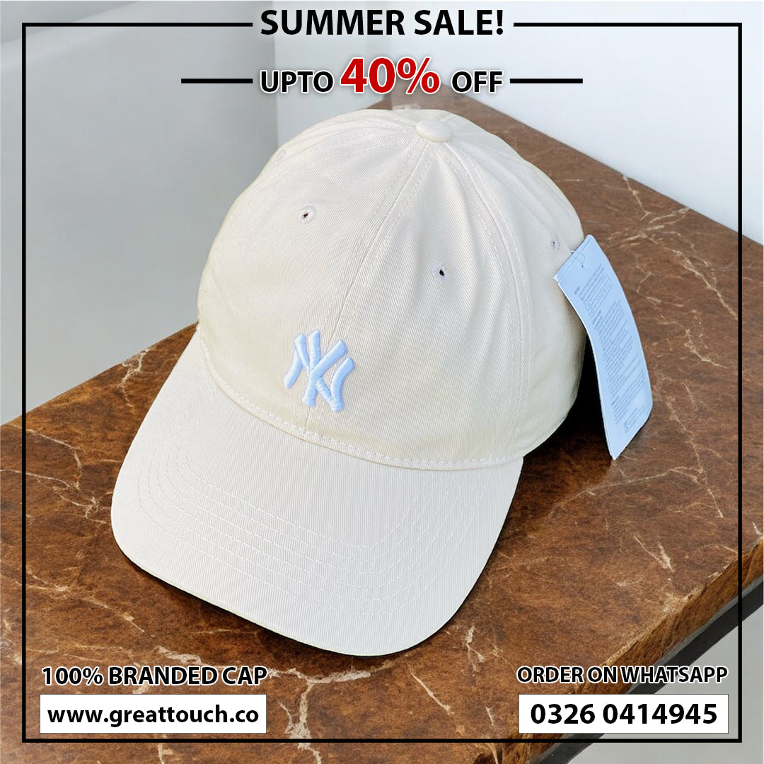 Original NY New Skin Color Cotton MLB Baseball Cap