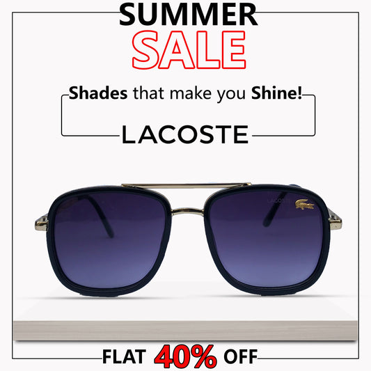 Lacoste Multi Coated Polarized Glasses with Accesories L-14