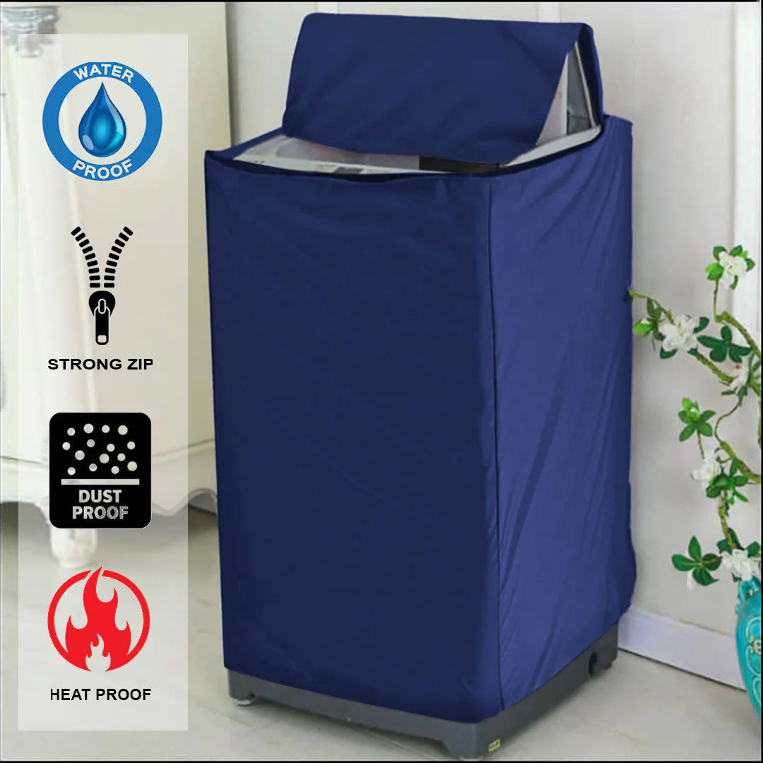 Machine Cover 100% Water Proof  (Blue Color)