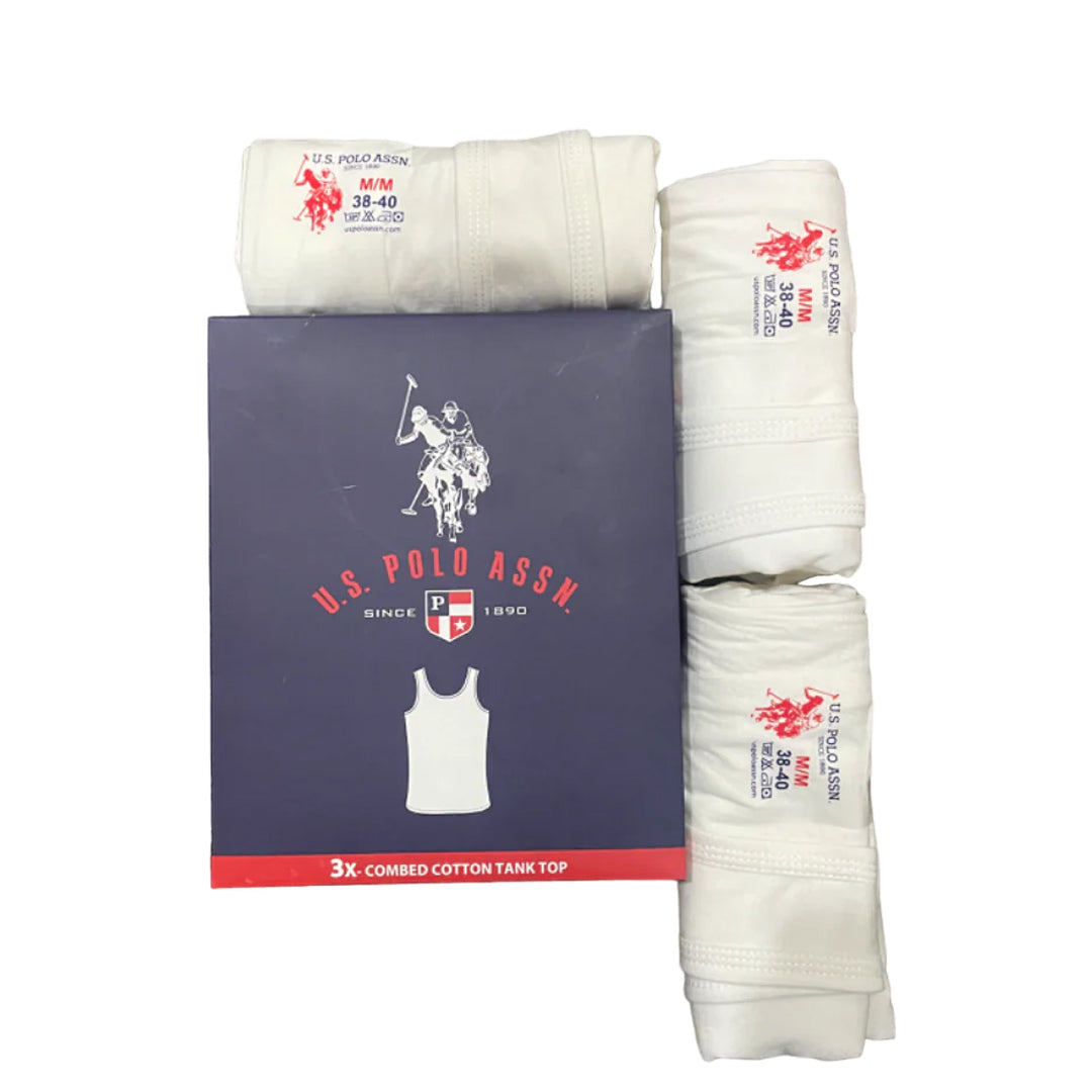 US Polo Vest (Under shirts) Pack of 3