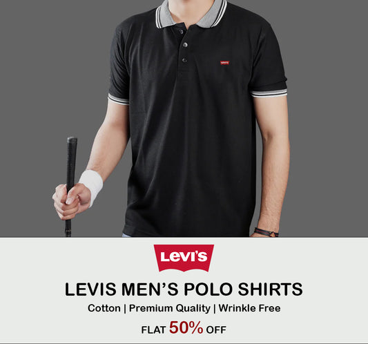 LVS polo Black Shirt