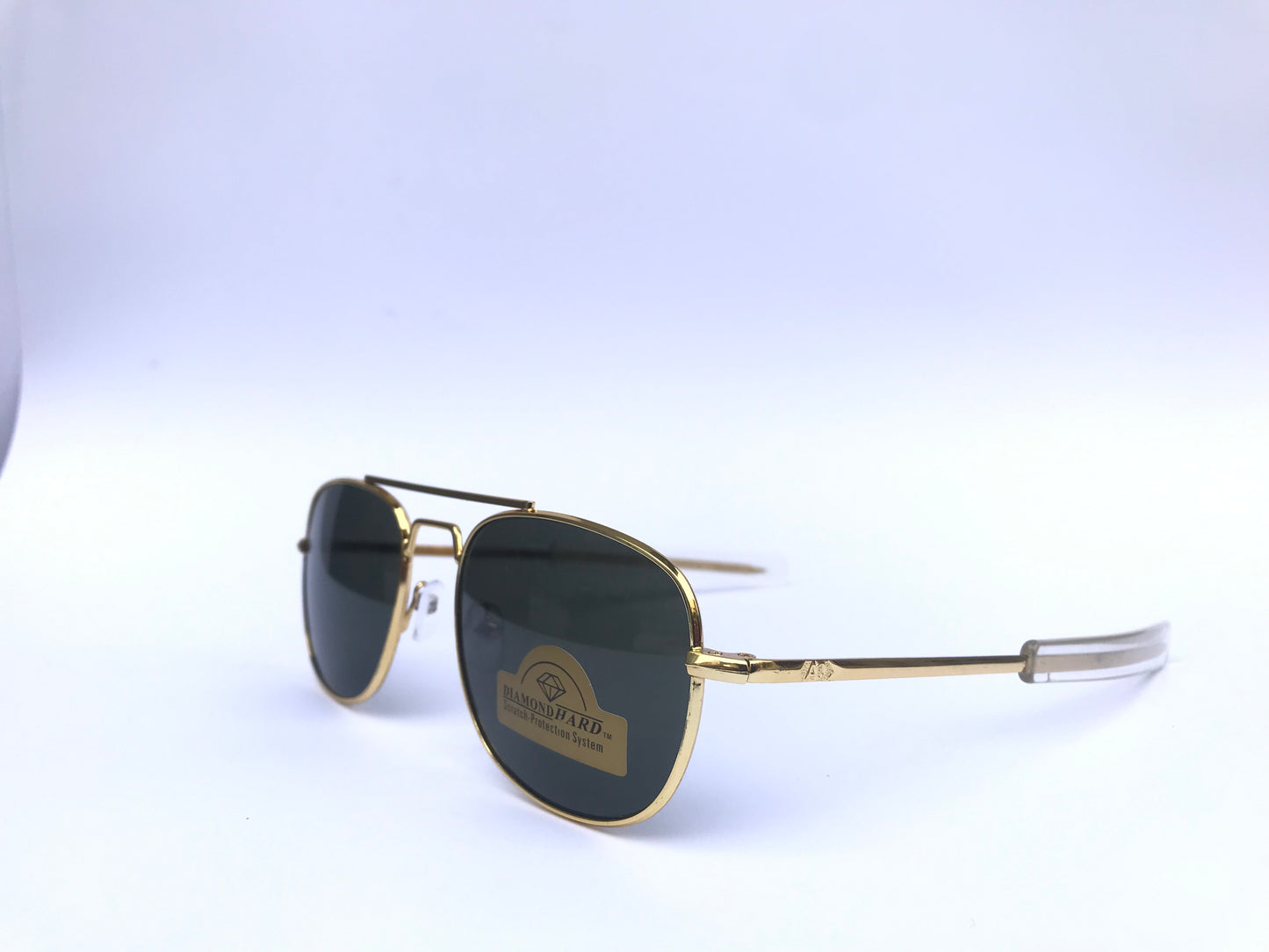 AO (RE) Green Coated Glass UV protection gold frame