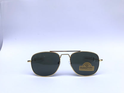 AO (RE) Green Coated Glass UV protection gold frame