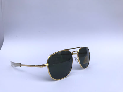 AO (RE) Green Coated Glass UV protection gold frame